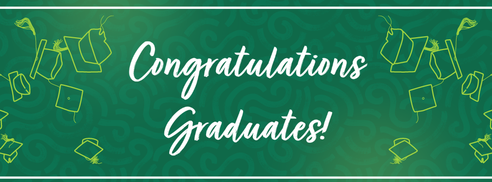 Congrats to the new graduates!