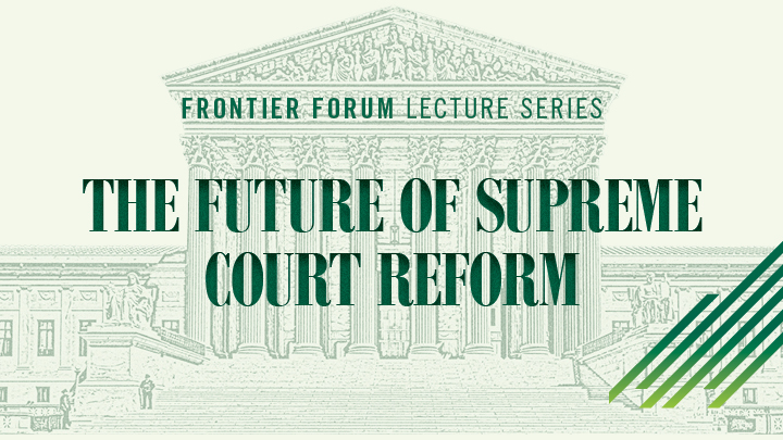 Ganesh Sitaraman - The Future of Supreme Court Reform banner