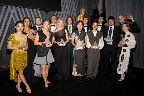 Xindi front row center