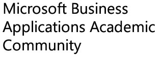 Microsoft Business Applications Academic Community