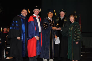 USF and USIL leaders at commencement
