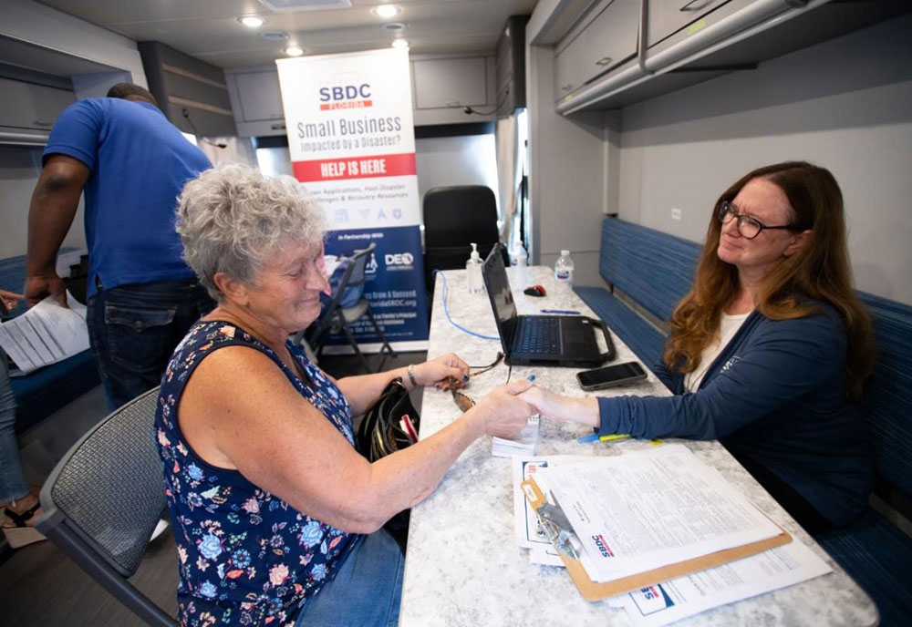 image of SBDC mobile assistance center
