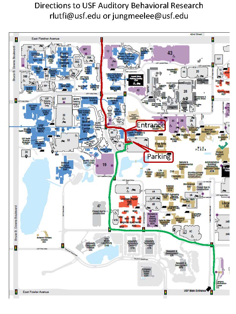 Campus directions