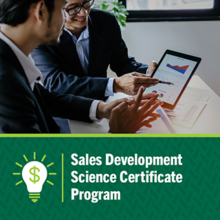 Sales development science certificate