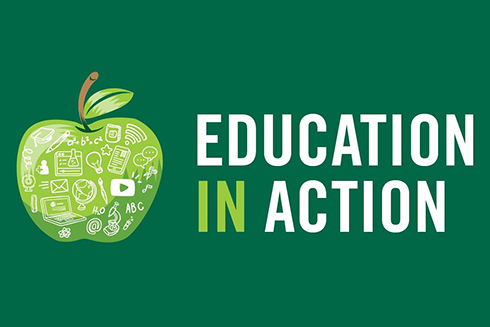 Education in Action event logo