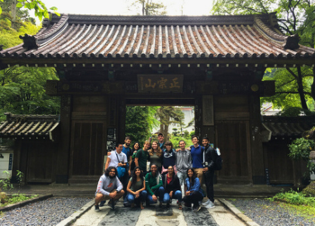 Judy Genshaft Honors College students in Japan