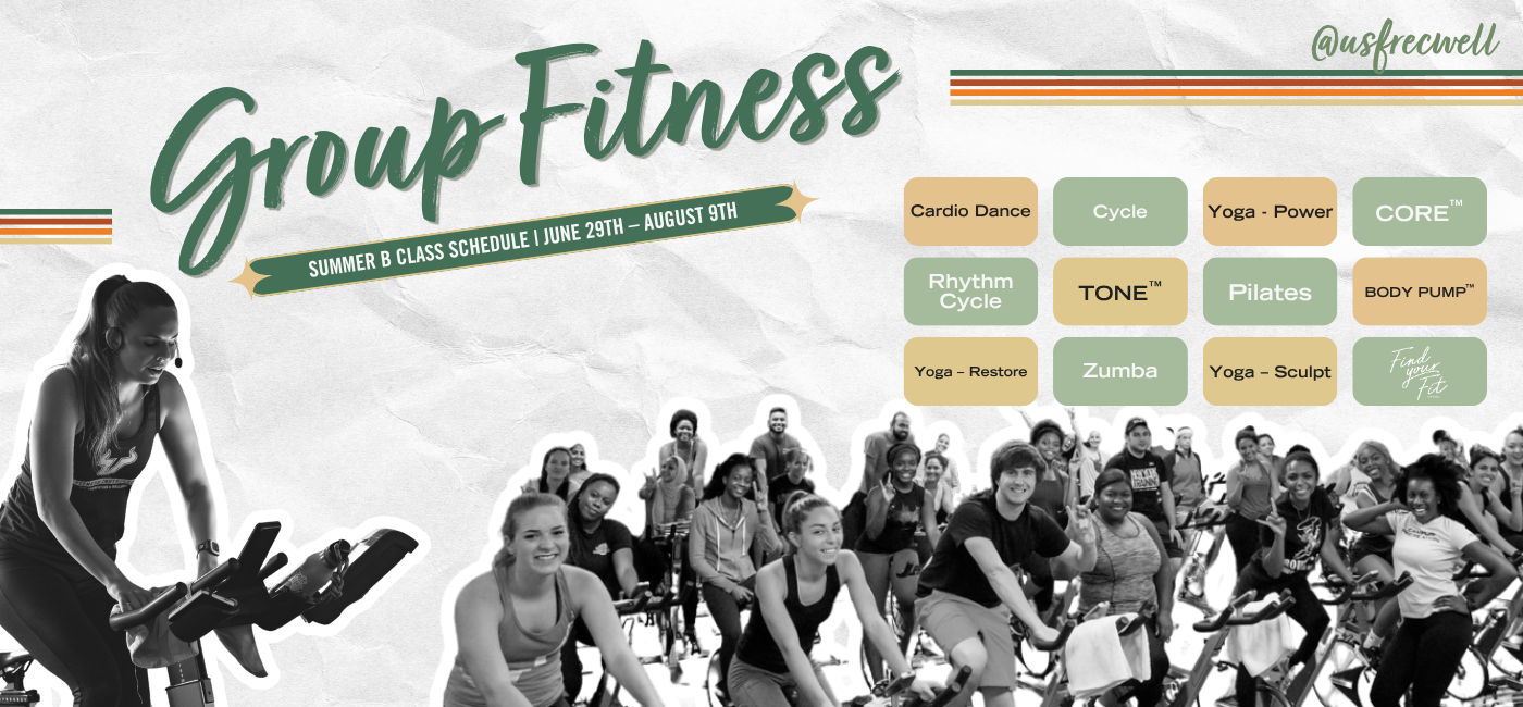 Group Fitness Summer B Offerings