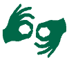 sign language interpreter icon