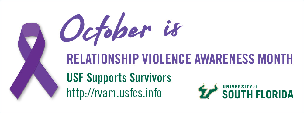 October is relationship violence awareness month