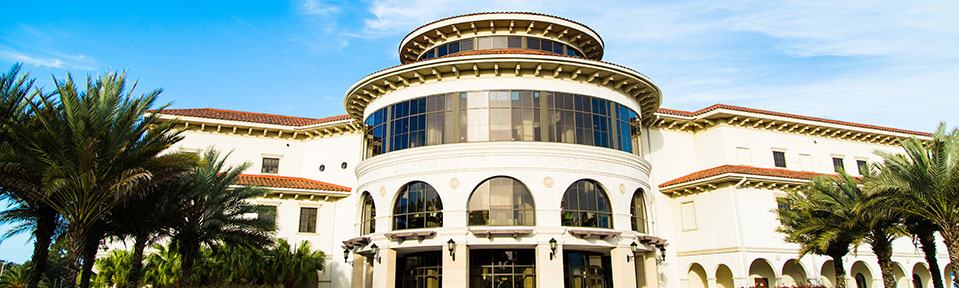 The main University of South Florida's Sarasota-Manatee campus building.