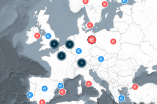 Airport traffic indicator based on flying airplane detection