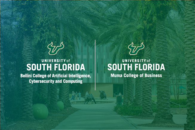 USF Bellini College and USF Muma College Logos