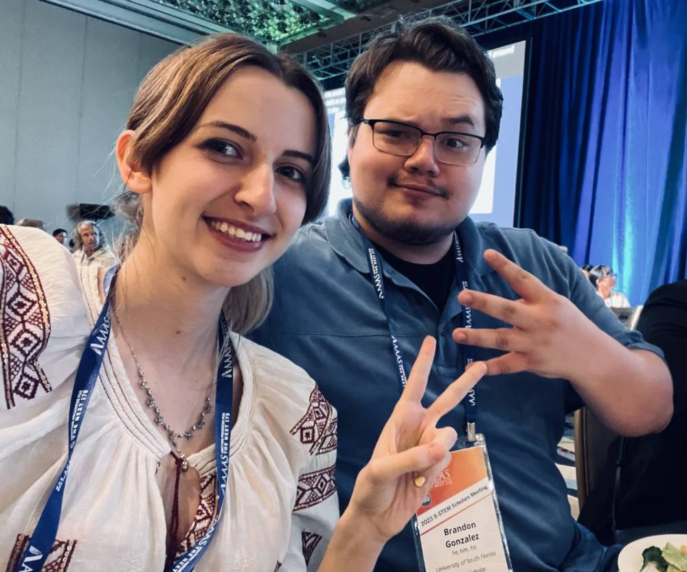 CSE Students Viktoria Petrova and Brandon Gonzalez attend S-Stem Conference in Washington DC