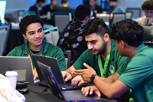 CyberHerd members discussion the competition