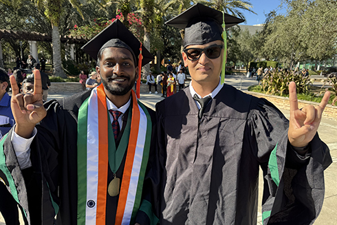 Bellini graduates celebrating