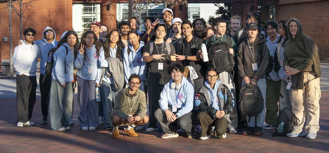 USF’s Google Developer Group members, along with other teams, at the competition at Georgia Tech