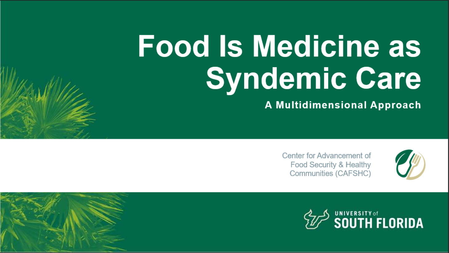 Food Is Medicine as Syndemic Care