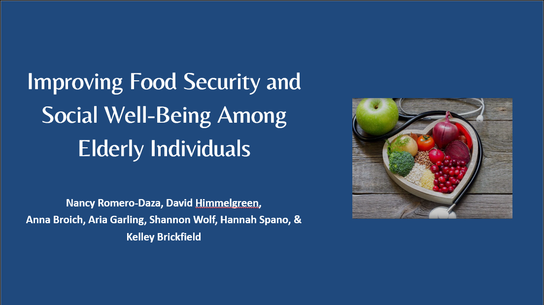 Improving Food Security and Social Well-Being Among Elderly Individuals
