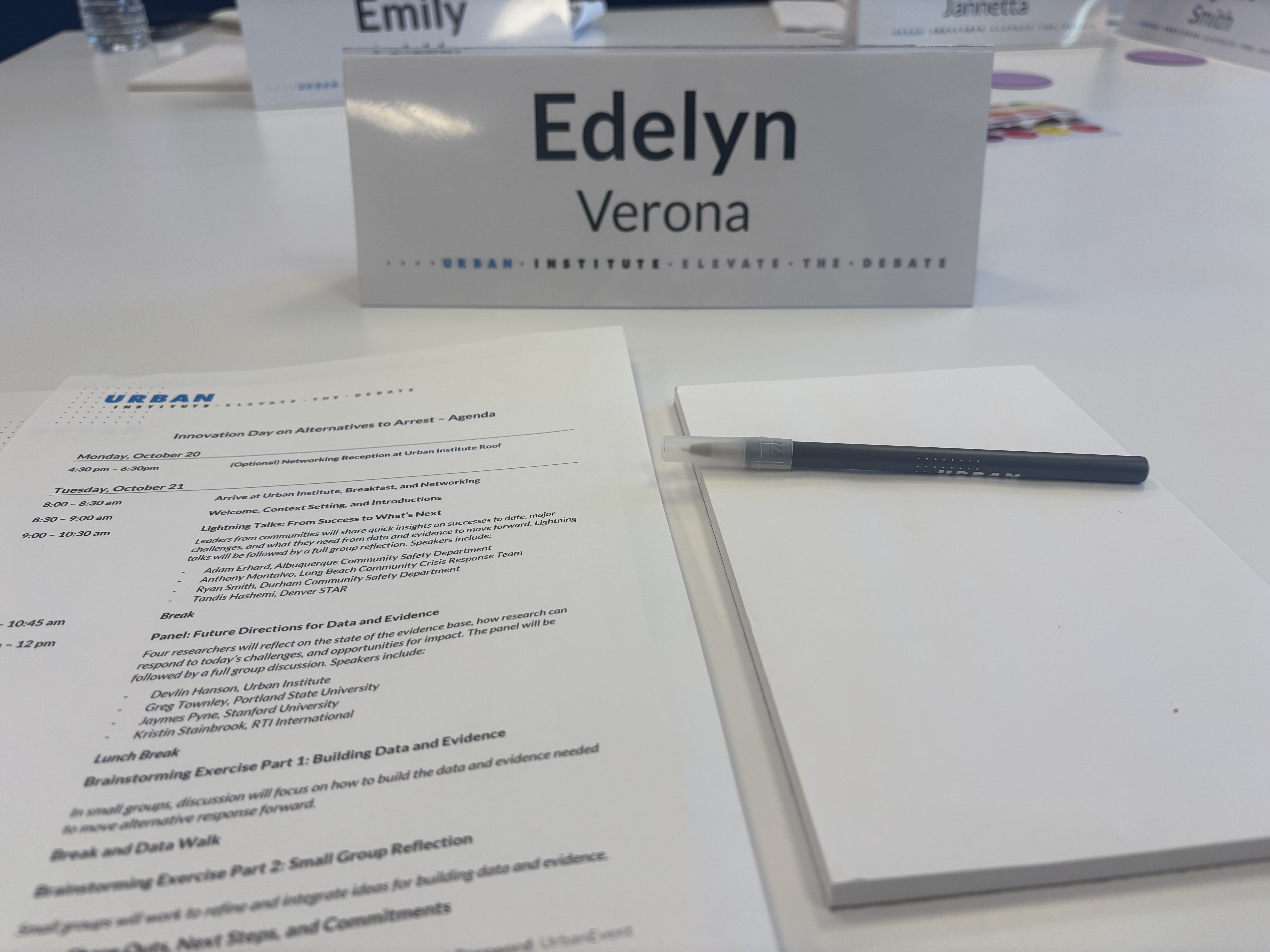 Dr. Edelyn Verona name card