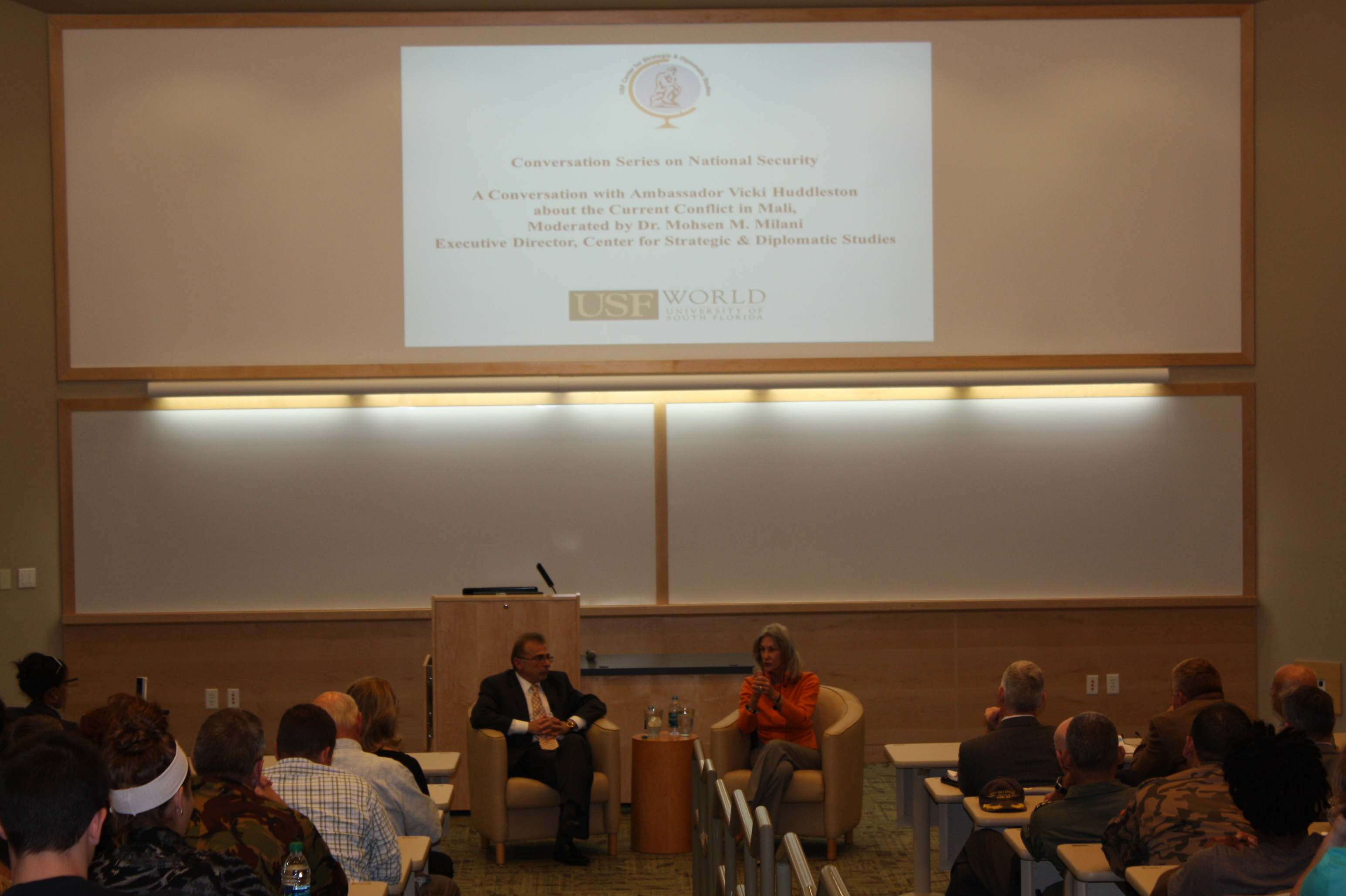 Dr. Milani's conversation with Ambassador Huddleston