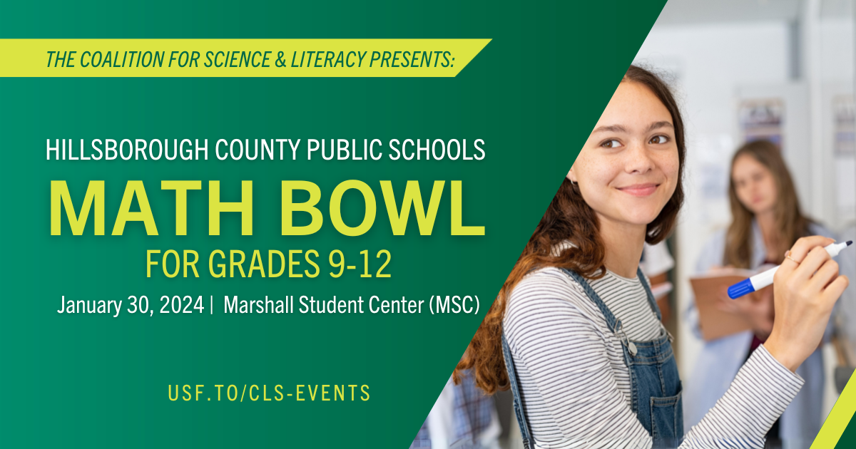 HCPS MATH BOWL FOR GRADES 9-12 "PRESENTED BY THE COALITION OF SCIENCE & LITERACY"