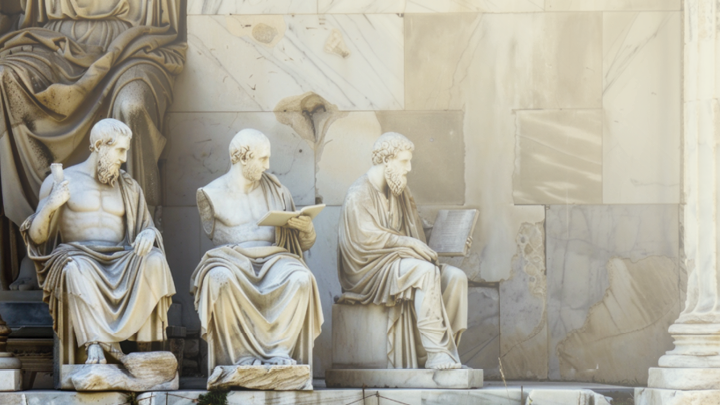ancient marble statues