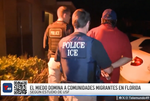 Immigrant is being detained by ICE agents in Florida