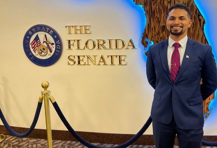 LIP intern and USF CAS student Christian Sabbagh