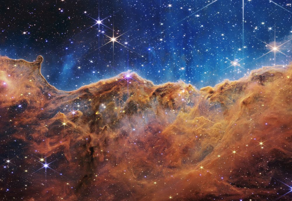 photograph of sky from Webb telescope