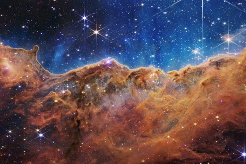 photograph of sky from Webb telescope