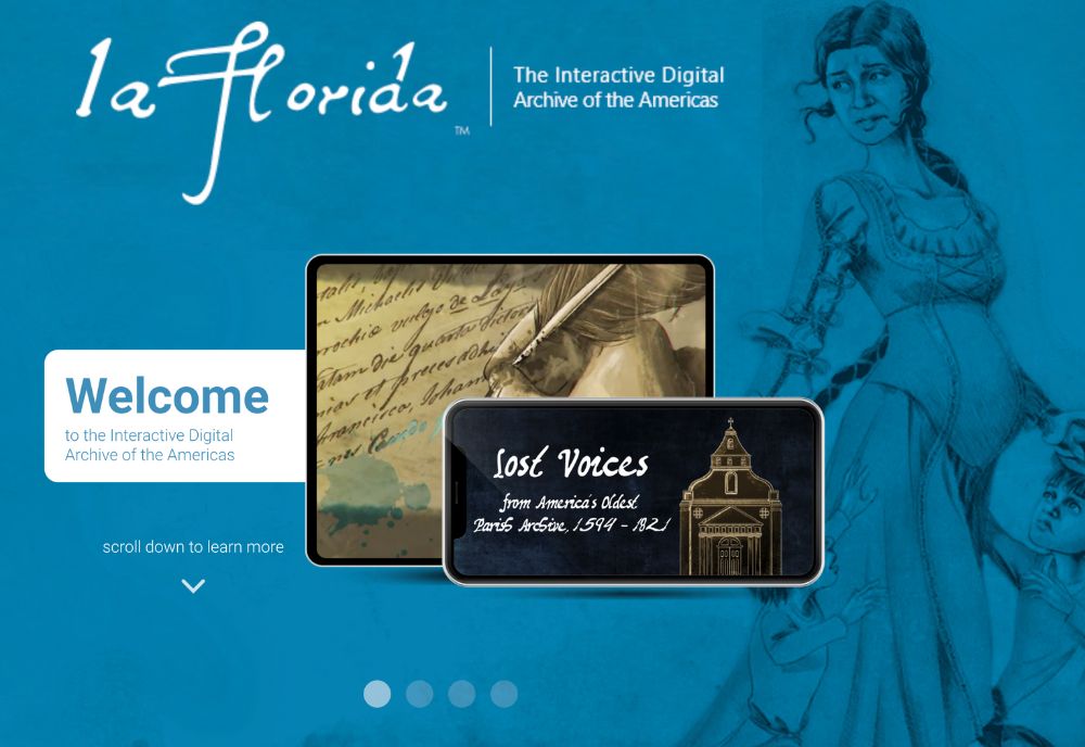 La Florida home page at laflorida.org. (Photo courtesy of Rachel Sanderson)