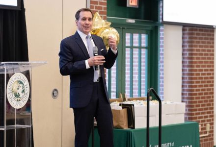 Admiral Kirby delivered the keynote address. (Photo by Marc Edwards Photographs)