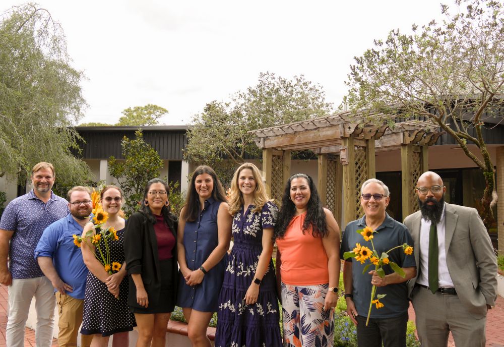 Team photo of Homegrown Hillsborough core staff and CAFSHC researchers. (Photo by UF/IFAS Extension Hillsborough County office)