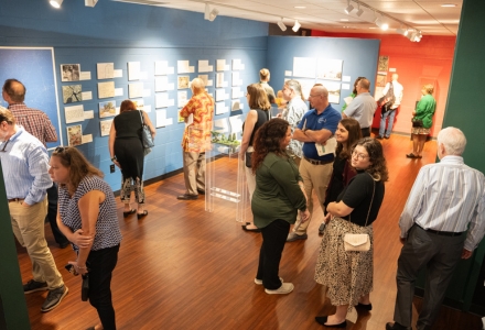 The What Lies Beneath exhibit is a showcase and exhibit into the investigation of unmarked burial grounds throughout Hillsborough County. (Photo by Corey Lepak)