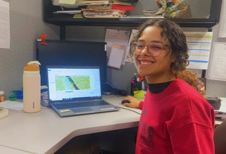 Evalyse Sanabria is minoring in the School of Public Affairs urban studies program. (Photo courtesy of Evalyse Sanabria)