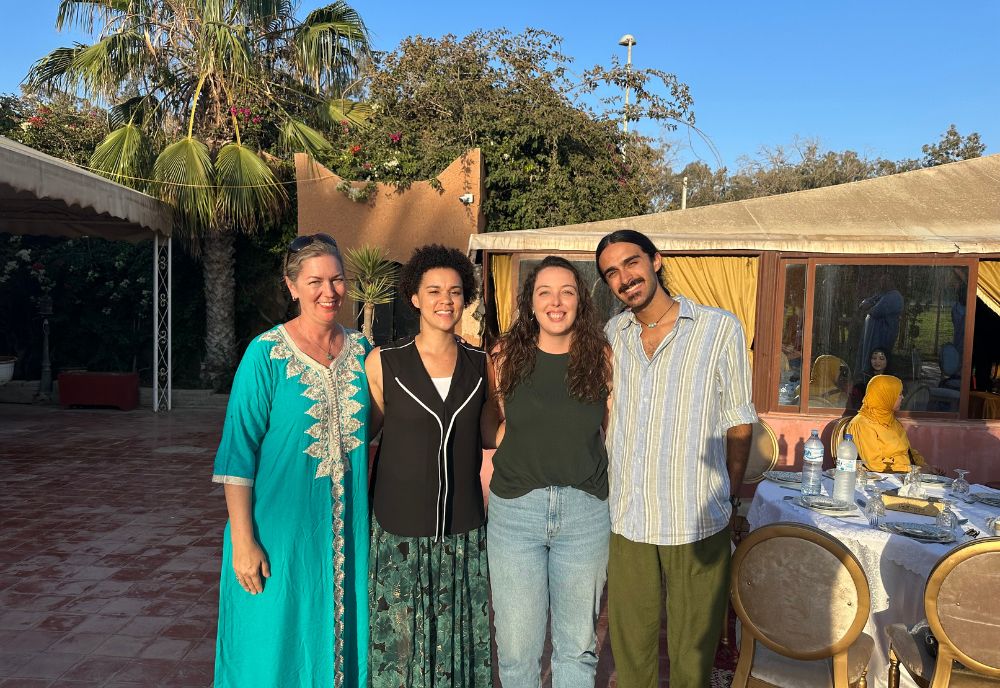 From left: Dr. Tara Deubel, Natasha Sutton, Shaye Soifoine, and Zach Whiteman. (Photo courtesy of Tara Deubel)