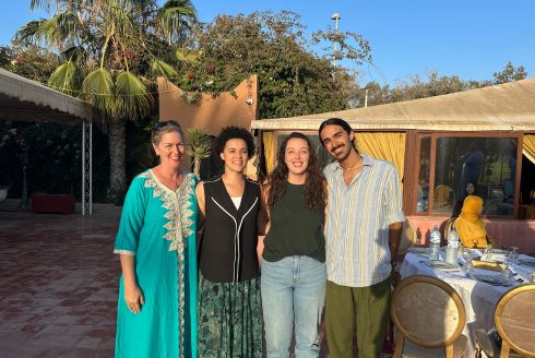 From left: Dr. Tara Deubel, Natasha Sutton, Shaye Soifoine, and Zach Whiteman. (Photo courtesy of Tara Deubel)