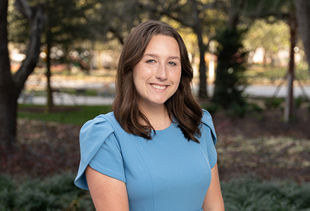 WLP Scholar Reaghan Ard earned the Dorothy Beach Endowed Scholarship. (Photo by Corey Lepak)