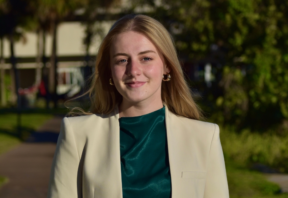 Political science major and Fulbright ETA recipient, Taylor Herman. (Photo courtesy of Taylor Herman)