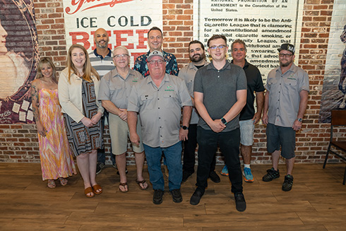 group of Brewing Arts students