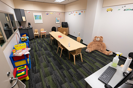 he PSC offers treatment and assessments for anyone over the age of four. (Photo by Corey Lepak)