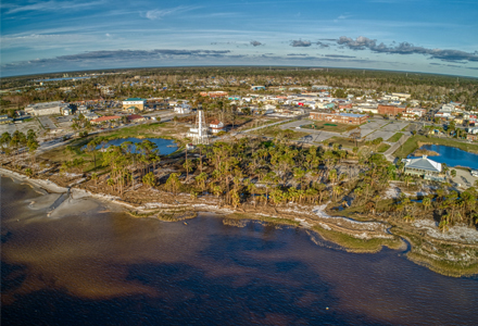 Port St. Joe is a small town in the Florida panhandle -- nearly a six-hour drive from Tampa. (Photo courtesy of Adobe)