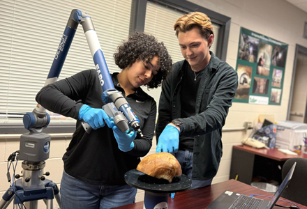 The IDEx lab uses innovative 3D scanning to analyze, catalog and, therefore, preserve items and remains of historical significance.