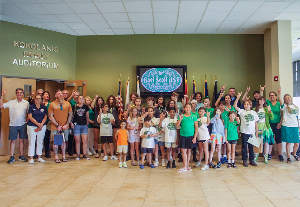 USF faculty and students partnered with community organizations to introduce Irish heritage to Tampa Bay youth. (Photo courtesy of Elizabeth Ricketts-Jones)