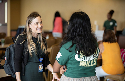 Alastre Arcusa’s true passion is educating both community members and students about the impact of genetic counseling. (Photo courtesy of Stefania Alastre Arcusa)