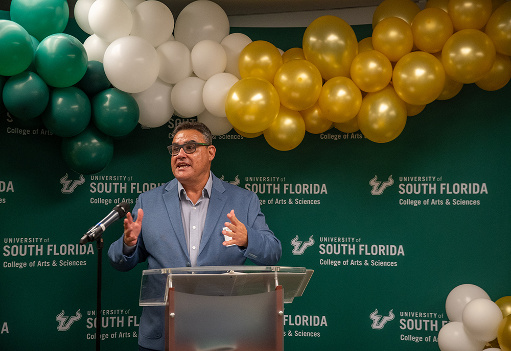 The Gladfelter Award was presented to Jose Garcia, the CEO of Rebuilding Together Greater Florida. (Photo courtesy of Kiley Mallard)