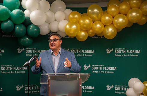 The Gladfelter Award was presented to Jose Garcia, the CEO of Rebuilding Together Greater Florida. (Photo courtesy of Kiley Mallard)