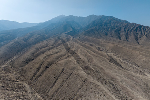 Aerial photo of Monte Sierpe [Photo courtesy of J.L. Bongers]
