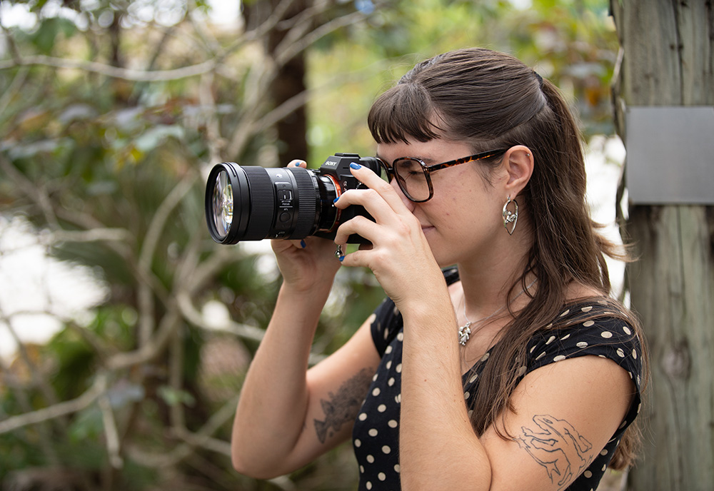 At the Fall Plant Festival I got to learn how to use professional photography equipment. (Photo by Corey Lepak)
