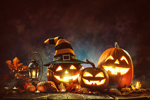 Halloween jack-o-lanterns